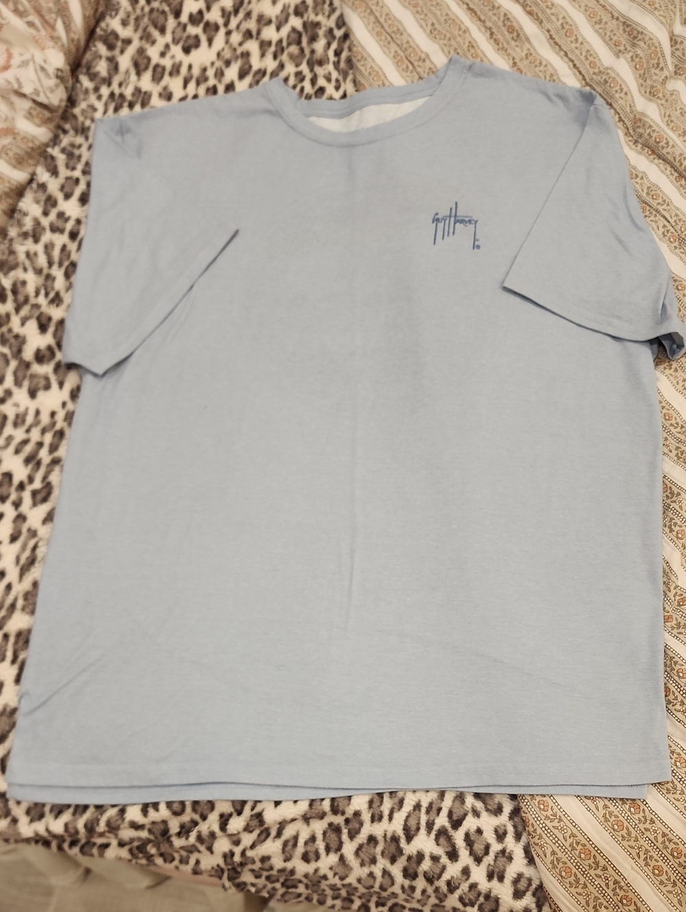 Guy Harvey Light Blue Short Sleeve Crew Tee